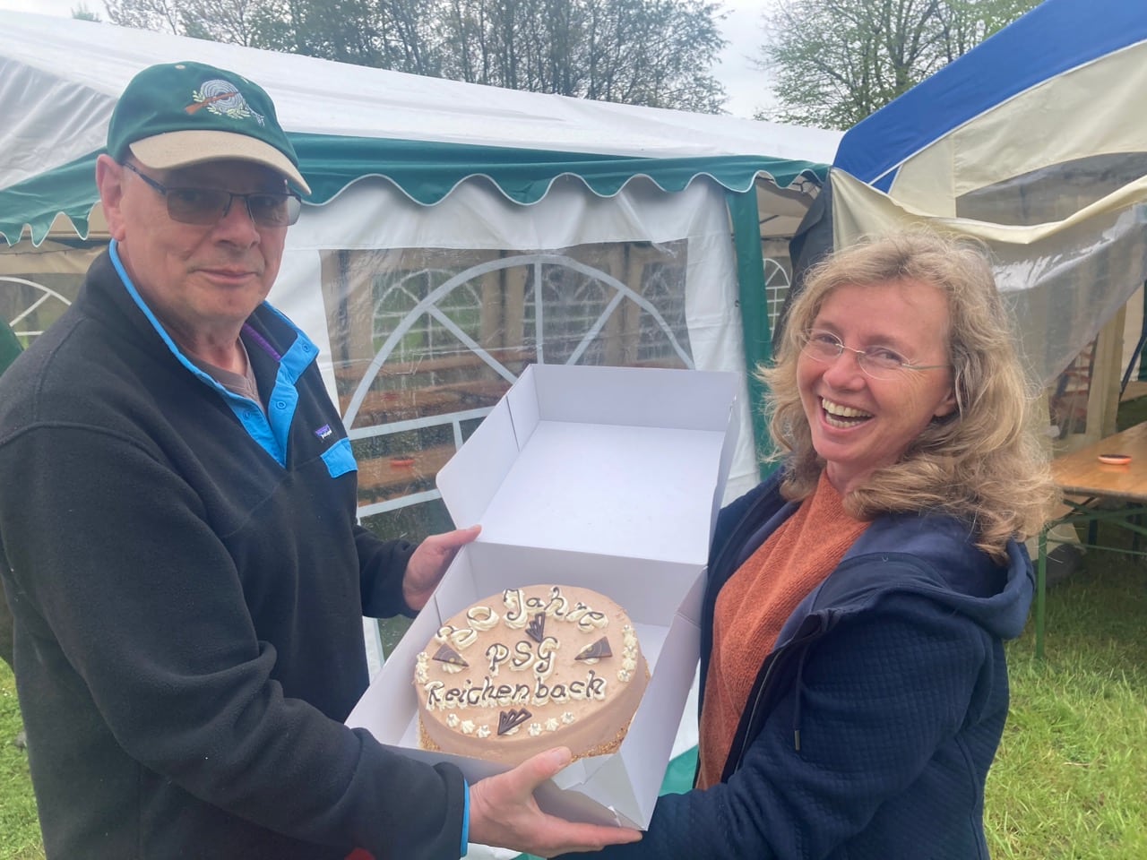 Jubiläumstorte von unserer Bürgermeisterin