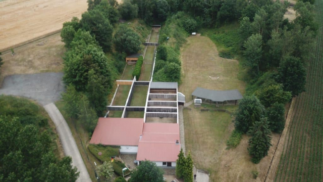 Schießsportanlage der PSG Reichenbach im Luftbild