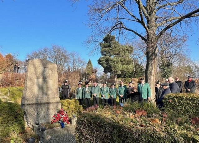 Mitglieder der 1. Kompanie beim Volkstrauertag 2025