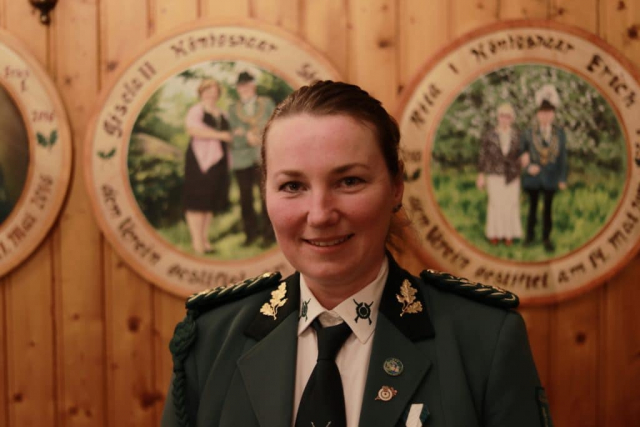 Porträtfoto von Sandy Slawick, Regimentszahlmeisterin der PSG Reichenbach
