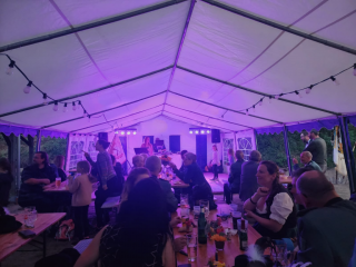 Gemütlicher Teil des Abends.